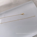 Shangjie Kalung Danity o Colar Chain Colar Beautiful Gold Plated Fashion Fashion Lock Colar